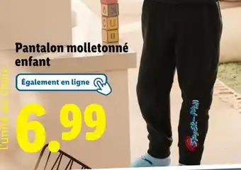 Lidl Marvel / Star wars Pantalon molletonné enfant offre