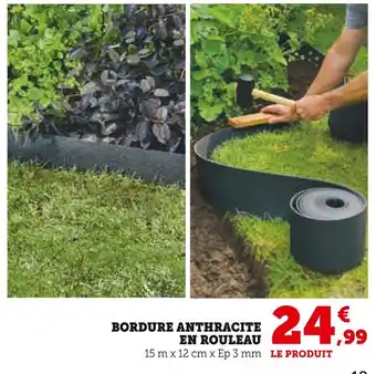 Super U Bordure Anthracite en Rouleau offre