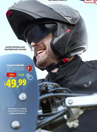 Lidl Casque modulable offre