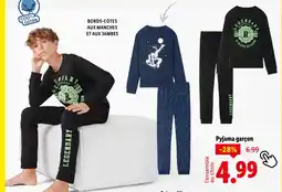 Lidl Pyjama garçon offre