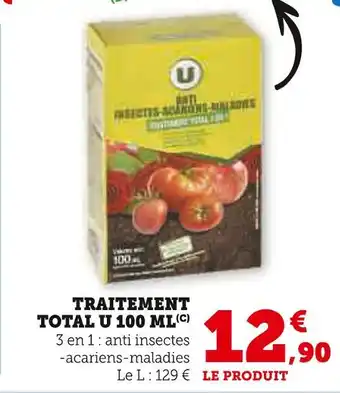 Super U U Traitement total 100 ml offre