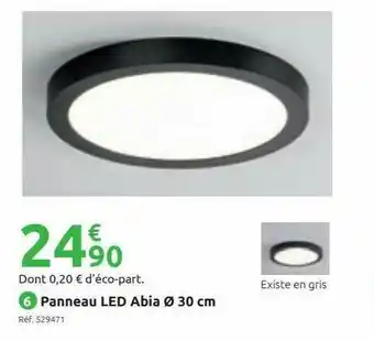 Mr Bricolage Panneau Led Abia ø 30 Cm offre