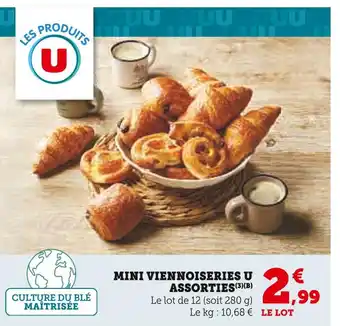 U Express U Mini Viennoiseries Assorties offre