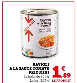 U Express Ravioli à la sauce tomate prix mini offre