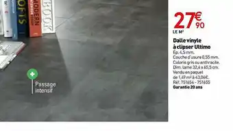 Mr Bricolage Dalle Vinyle à Clipser Ultimo offre