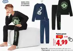 Lidl Pyjama garçon offre