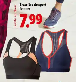 Lidl Brassière de sport femme offre