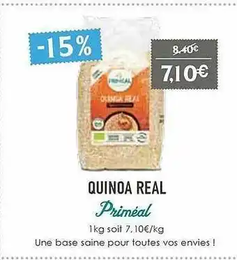 Naturalia Quinoa Real Priméal offre