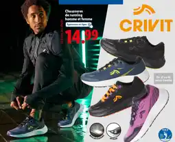 Lidl Crivit Chaussures de running homme et femme offre