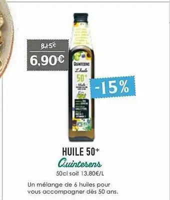 Naturalia Huile 50+ Quintesens offre