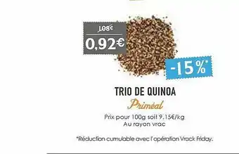 Naturalia Trio De Quinoa Priméal offre