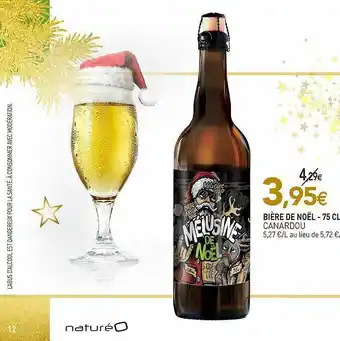 naturéO Bière De Noël - 75 Cl Canardou offre