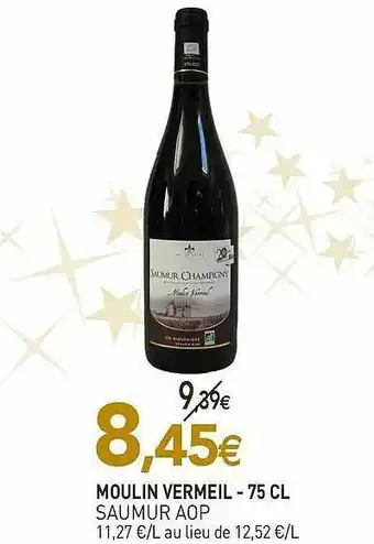 naturéO Moulin Vermeil - 75 Cl Saumur Aop offre