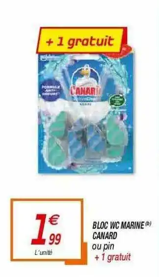 Netto Bloc Wc Marine Canard offre