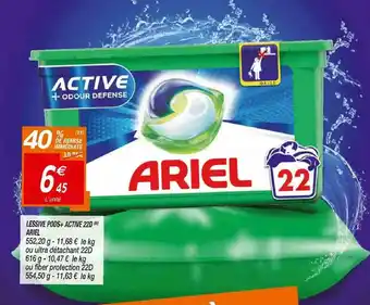 Lessive Pods+ Active 220 Ariel