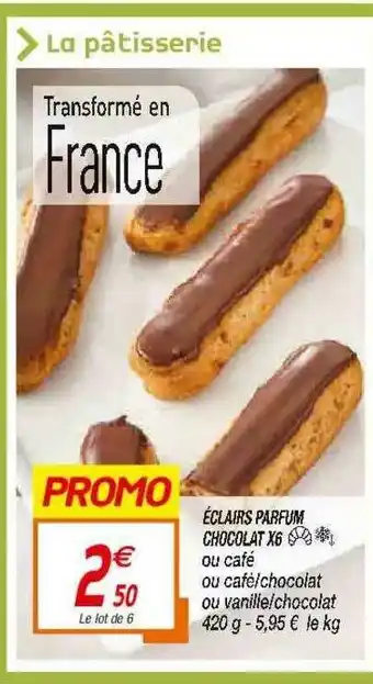 Netto éclairs Parfum Chocolat X6 offre