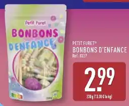 ALDI PETIT FURET® Bonbons d'enfance offre