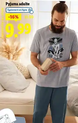 Lidl Pyjama adulte offre