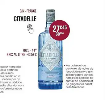 Gin - France Citadelle