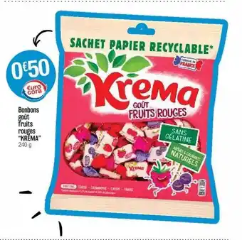 Cora x Carrefour Bonbons Goût Fruits Rouges offre