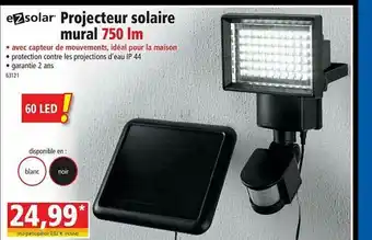 Norma Projecteur Solaire Mural 750 Lm Ezsolar offre