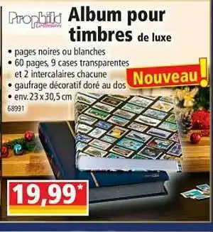 Norma Album Pour Timbres De Luxe Prophild Collection offre