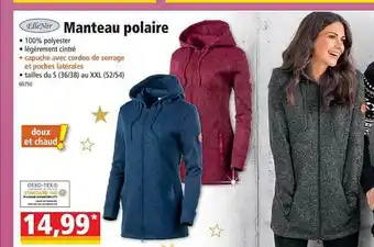 Norma Manteau Polaire ElleNor offre