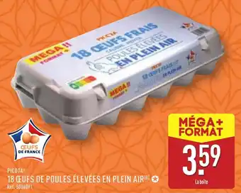 ALDI PICOTA® 18 ceufs de poules élevées en plein air offre