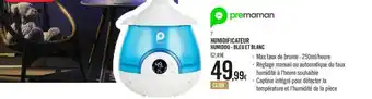 Humidificateur Humidoo - Bleu Et Blanc Premaman