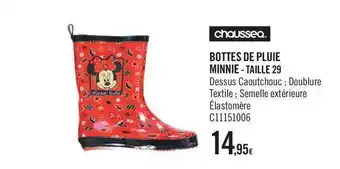Orchestra Bottes De Pluie Minnie - Taille 29 Chaussea offre