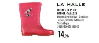 Orchestra Bottes De Pluie Minnie - Taille 29 La Halle offre