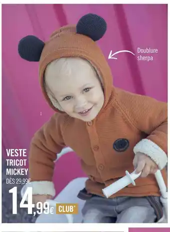 Orchestra Veste Tricot Mickey offre