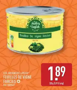 ALDI LES JARDINS DE LAYLAHⓇ Feuilles de vigne farcies offre