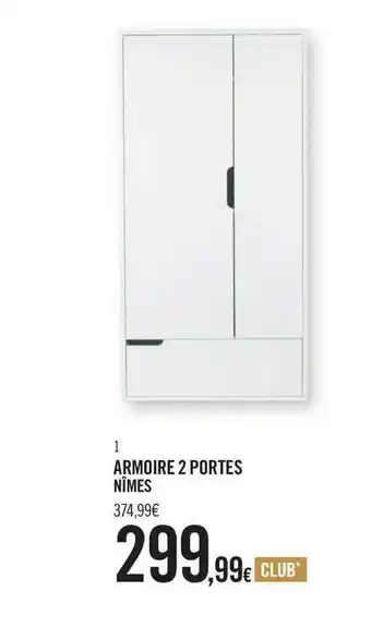 Orchestra Armoire 2 Portes Nîmes offre