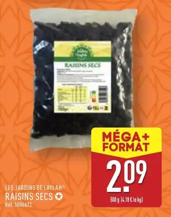 ALDI LES JARDINS DE LAYLAH® Raisins secs offre