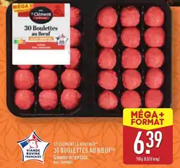 ALDI ST-CLÉMENT LE BOUCHER® 30 boulettes au bœuf offre