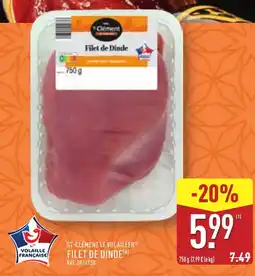 ALDI ST-CLÉMENT LE VOLAILLER® Filet de dinde offre