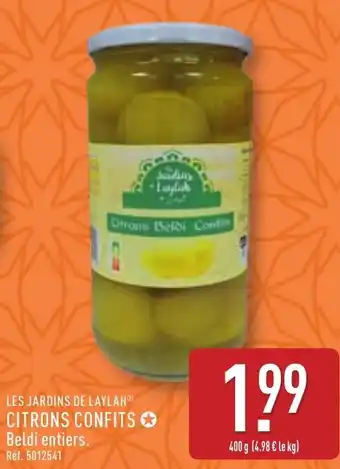 ALDI LES JARDINS DE LAYLAH® Citrons confits offre