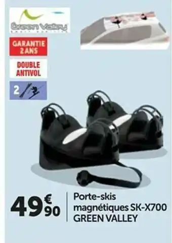 Porte-skis Magnétiques Sk-x700 Green Valley