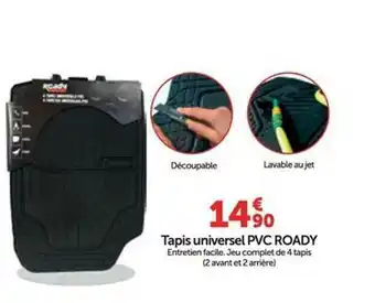 Roady Tapis Universel Pvc Roady offre