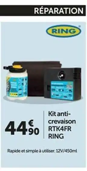 Roady Kit Anti-crevaison Rtk4fr Ring offre