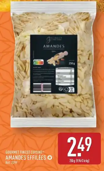 ALDI GOURMET FINEST CUISINE® Amandes effilées offre