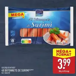 ALDI GOLDEN SEAFOOD® 48 bâtonnets de surimi offre