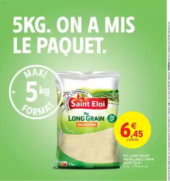Intermarché Riz Long Grain Incollable 12min Saint éloi offre