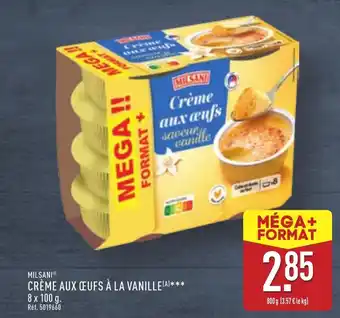 ALDI MILSANIⓇ Crème aux œufs à la vanille offre