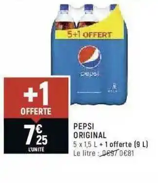 Spar Pepsi Original offre