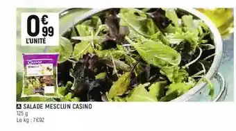 Spar Salade Mesclun Casino offre