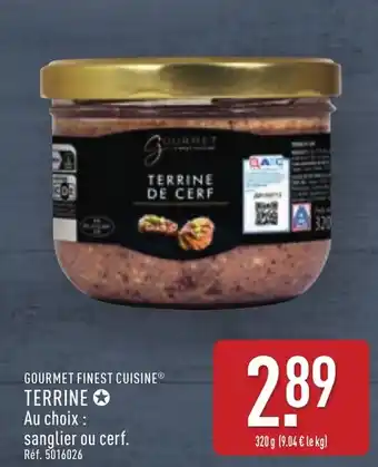 ALDI GOURMET FINEST CUISINE® Terrine offre