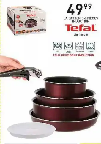 Stokomani La Batterie 6 Pièces Induction Tefal offre