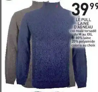 Stokomani Le Pull Laine D'agneau offre